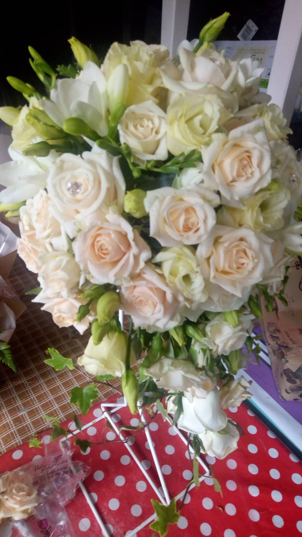 roses blanches