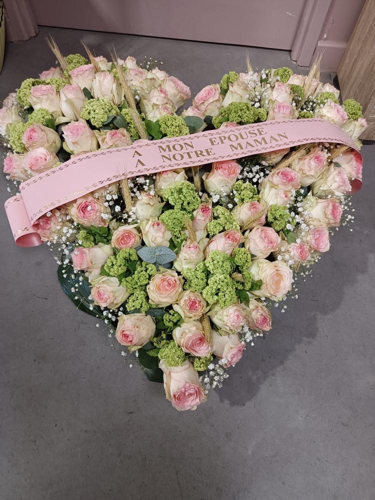 Bouquet - décès coeur grand