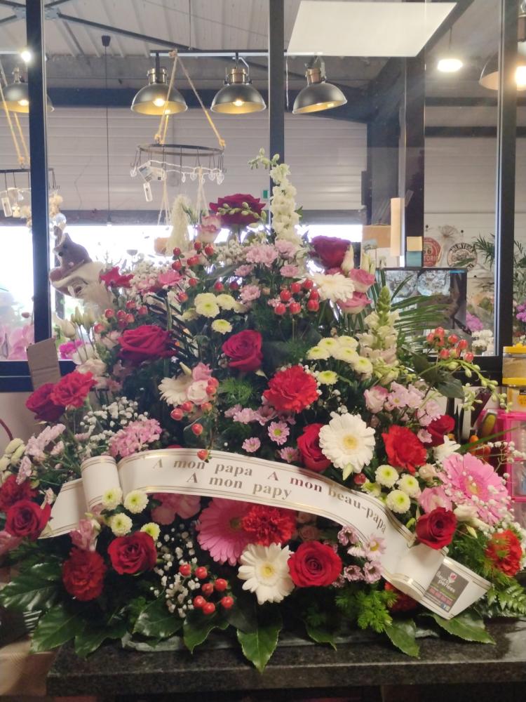 Bouquet - décès rouge